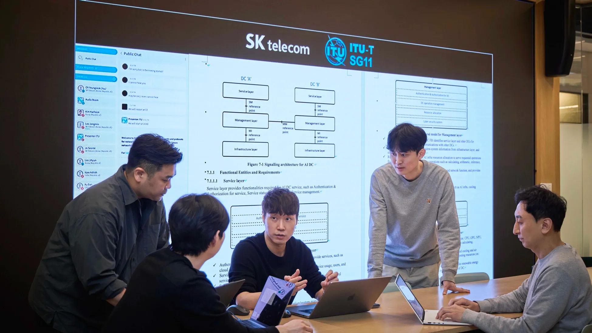 SK텔레콤 ‘AI 데이터센터를 위한 기술 요소 및 연동 구조’ ITU-T 표준 승인 (자료출처: SKT)
