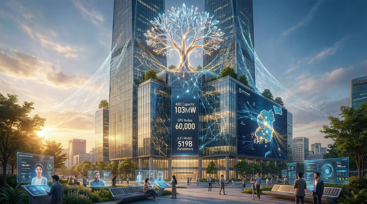 SKT is driving future growth through its AI Data Centers (AIDC) and the proprietary hyperscale AI model, A.X K1.